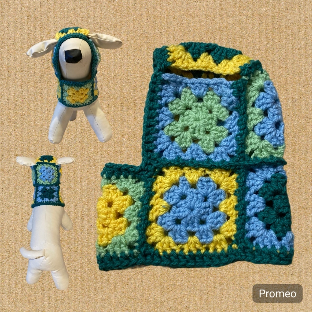 ☆ 犬服ハンドメイドニット【オーダーページ】☆ ハンドメイド 犬服 セーター ベスト チョッキ 小型 ボーダー