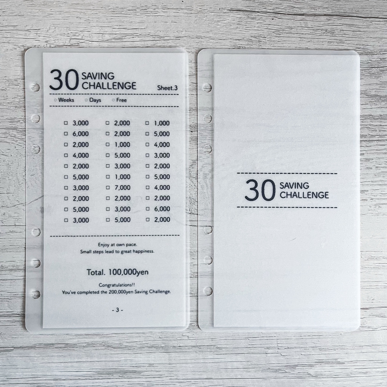 A6リフィル♡テディベア♡saving challenge♡ A6リフィル♡テディベア♡saving challenge♡