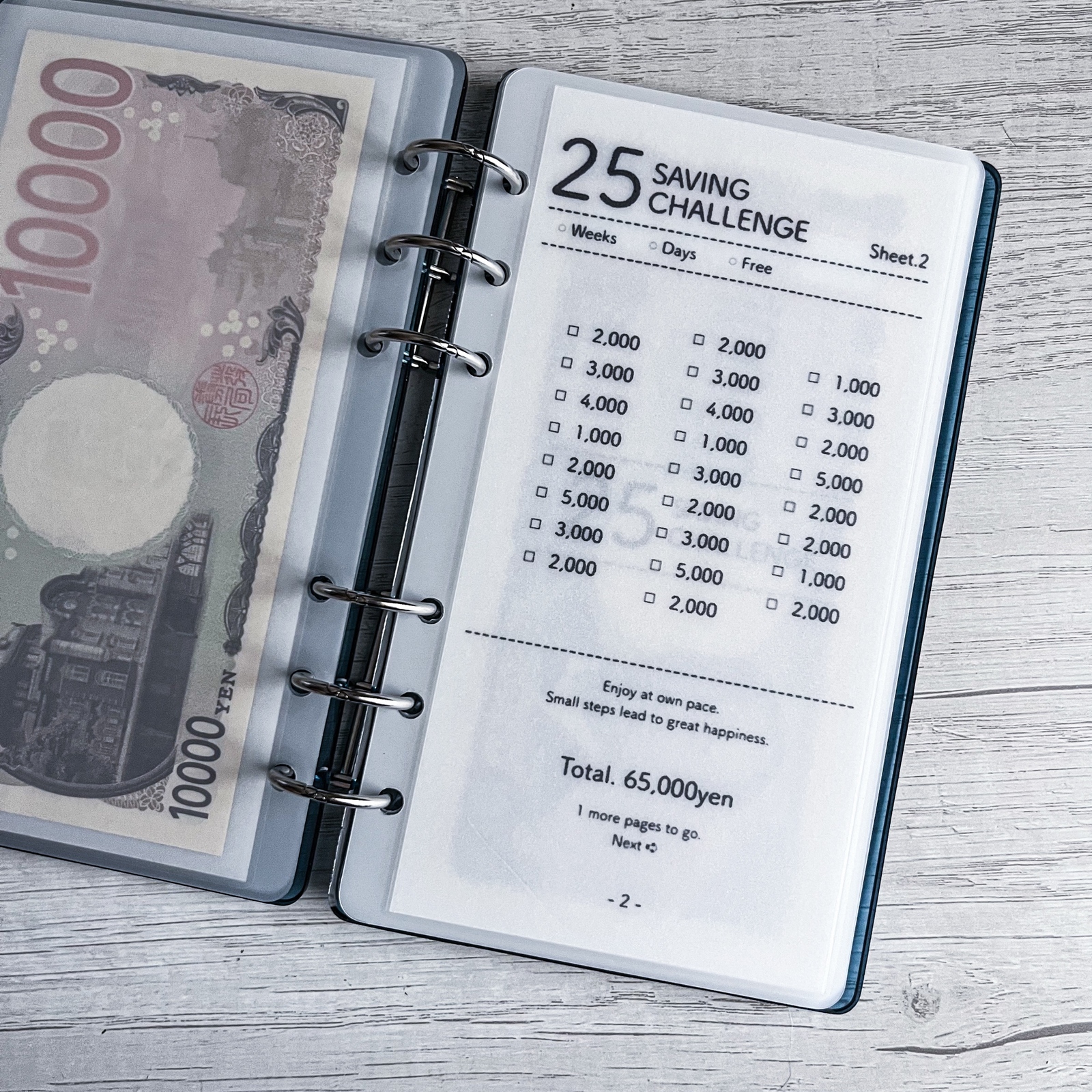 A6リフィル menu 6color saving ② 1800円 A6 リフィル Paste saving 1960円 システム手帳 リフィル a5