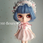 ＊cent-fleurs＊ 22㎝ドール（ブライス）用アウトフィット✴︎ピンクロリータ✴︎