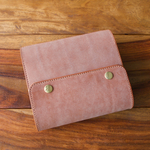  【M様オーダー品】　ミニ６ システム手帳 Brandy Brown 【Flap】