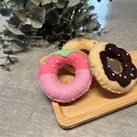 フェルトおままごと　ドーナツ　おままごと　いちごドーナツ　チョコドーナツ　フェルトおもちゃ