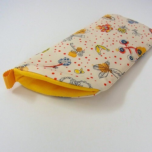 ミナペルホネン　ハンドメイド　ペンケース　メガネ　小物入れ ミナペルホネン ハンドメイド ペンケース メガネ 小物入れ 青色