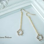 《SPECIAL♡PRICE:*･ﾟ》シンプル♡ロングチェーン流れ星ピアス