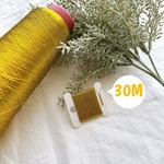 30メートル　金の刺繍糸・ミシン糸　ゴールド　メタリックヤーン