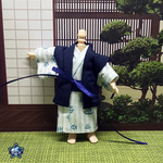 オビツ11用／温泉着物セット【青】