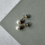 淡水パールピアス 小粒 サージカルステンレス SUS316L 卒園式 卒業式 入園式 入学式