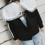 22cmドール 用 アウター【３本ライン トラックジャケット】