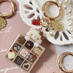 再販✨️【くまちゃん】Rico.moco CHOCOLATE レジンキーホルダー シャカシャカキーホルダー 1点