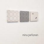 mina perhonen ミナペルホネン ファブリックパネル 3点セット　タンバリン　ちょうちょ　インテリア