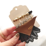 new ヘアクリップ3点セット
