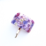 本物のお花のポニーフック　レジンアクセサリ―