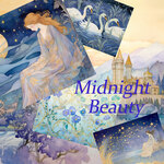 デザインペーパー　　Midnight Beauty