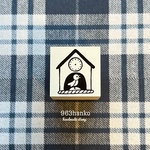 963hanko ラバースタンプ: トリ時計