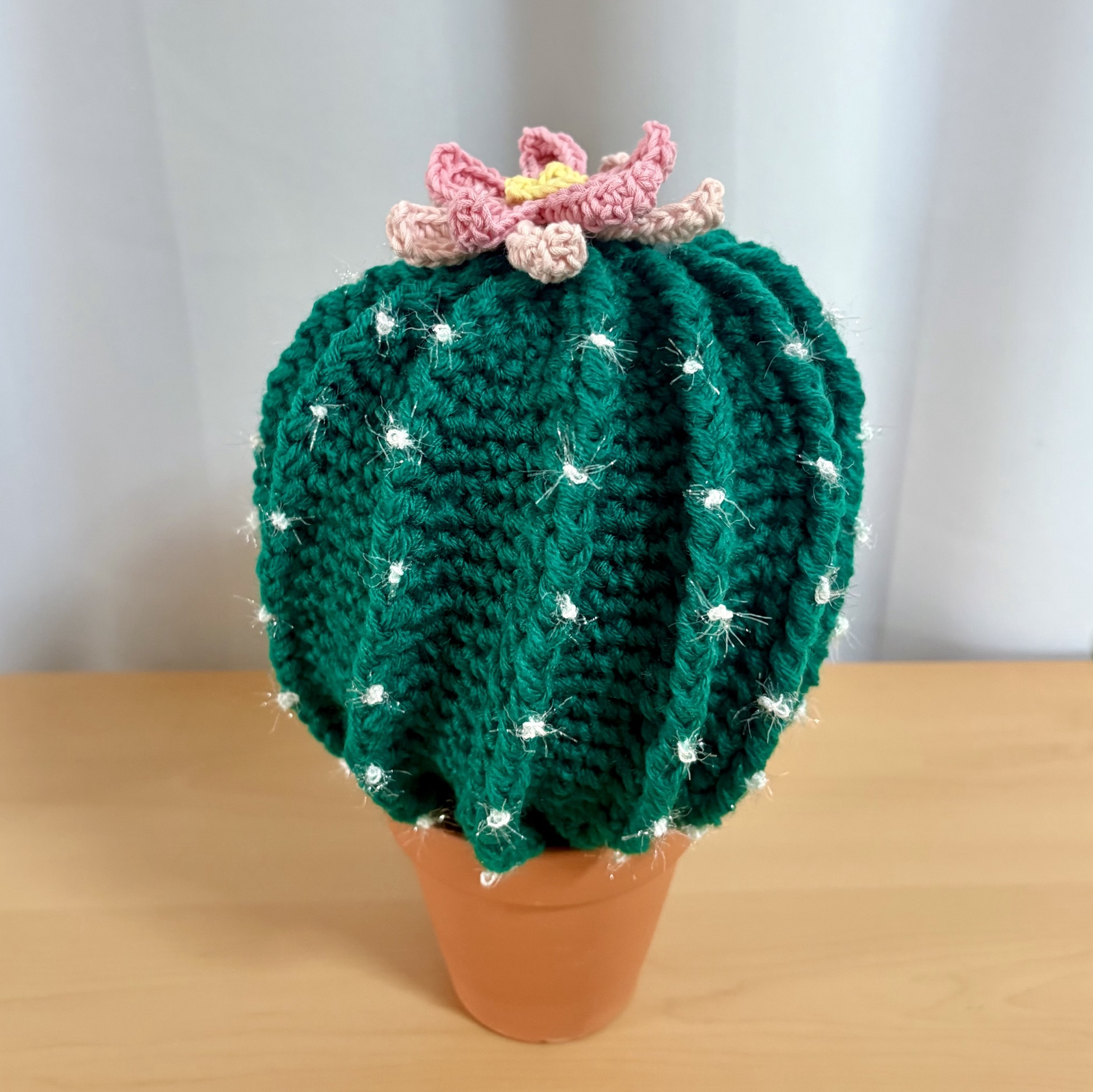 編み花・ハイビスカス🌺・鉢植え・あみぐるみ・枯れない花「受注制作 