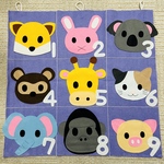 フェルト☆的当て☆動物バージョン☆ゲーム
