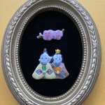 お雛さま(額あり)mf01