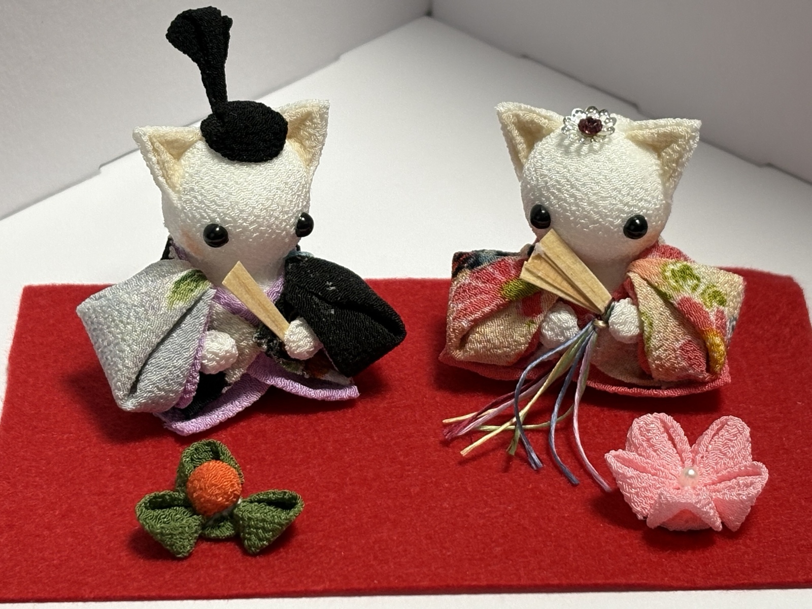 猫 ちりめん - ぬいぐるみ・人形の人気通販 | minne 国内最大級