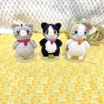 🐾受注生産🐾ぽっこりお腹が可愛い💕ぽちゃ猫🐱キーホルダー