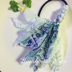 裂き布クルーラーヘアゴム