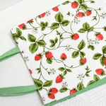 紙袋風ミニバッグ◆いちご◆エコバッグ◆ショッパーバッグ風