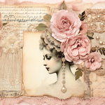 専用ページ🌹　Rococo調🌹 design frame・decoupage【マリーアントワネット】