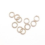 【20点セット3mm】14KGFゴールドフィルド金張りグリッターデザイン丸カン