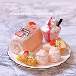 ✨🍓✨苺大好きスイーツセット🍓ミニチュアスイーツ　フェイクスイーツ