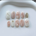ネイルチップ ニュアンスネイル サイズオーダー ピンクネイル 