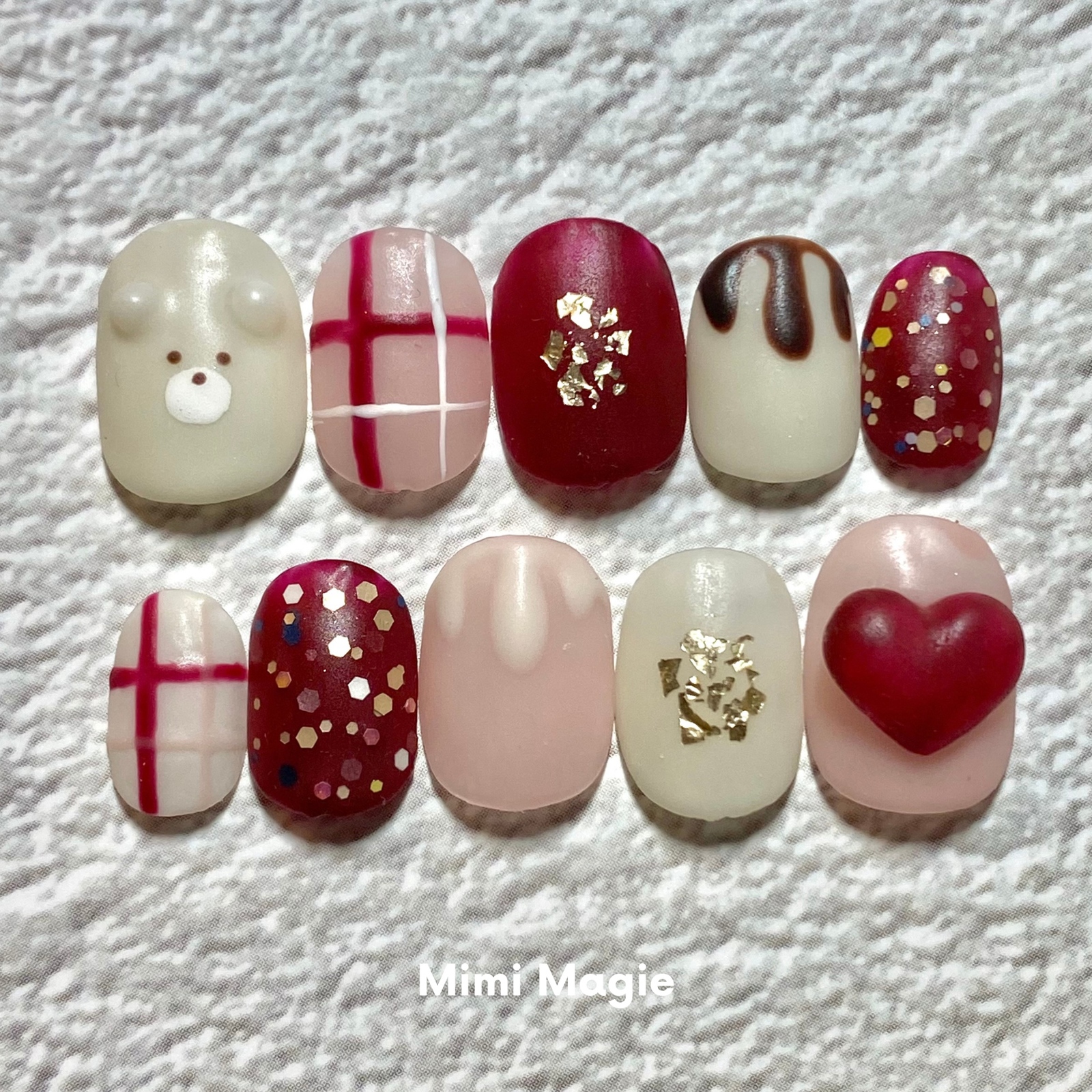 くまネイル - ネイルチップの人気通販 | minne 国内最大級の 