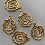 6pcs レッド  スエード タッセル 