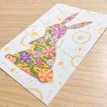 【複製ポストカード】花兎
