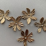 metal flower    gold
