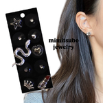 耳ツボjewelry 耳ツボシール　貼るピアス　耳つぼアクセサリー　チタン粒　干支　蛇