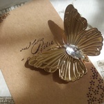 【限定品】BUTTERFLYヘアーアクセサリー(gold)