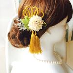 再販×19♡和のヘアコサージュ