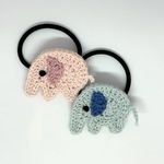ぞうさんのヘアゴム🐘