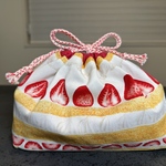 いちごショートケーキ🍰のお弁当箱サイズきんちゃく