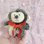 トイモンキー　バレンタイン　もこもこ　さるのぬいぐるみ