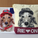 momo３１５０様オーダー品❤︎愛犬の刺繍ポーチ