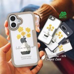 花柄 エコスマホケース コンポスケース 北欧デザイン 黄色い花 iPhone16e/Pixel9a/iPhone16/Google Pixel9/iPhone16Pro/Pixel8a