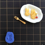 ミニチュアスイーツ＊猫ちゃんクッキー型＊シリコンモールド