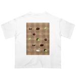 【SUZURI】チョコレートとキーウィ オーバーサイズTシャツ
