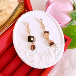 バレンタイン❤️ お茶会☕️🍵❤️ コーヒー☕️ チョコレート🍫 ハンドメイドピアス イヤリング レディースアクセサリー✨️