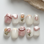 𝐬𝐢𝐳𝐞 𝐨𝐫𝐝𝐞𝐫︰ 春のぷくぷくチューリップネイル