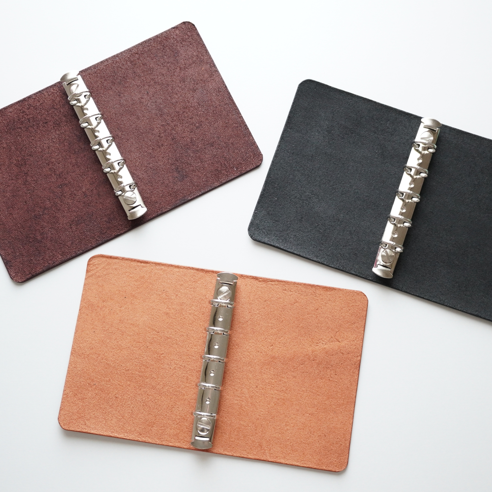 ❁tiruha❁様　【ヌメ革】M５システム手帳　太めのベルト　ハンドメイド ヌメ革】M5システム手帳 太めのベルト ブラックマット