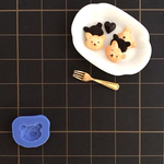 ミニチュアスイーツ＊オーツクッキーくまさん型＊シリコンモールド