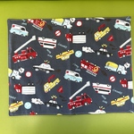 送料無料♪ ランチョンマット　ナフキン　給食　小学校　幼稚園　働く車柄　