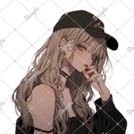 ℳ. xoxoshop オリジナル人物ステッカー