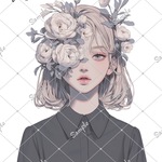 ℳ. xoxoshop オリジナル人物ステッカー